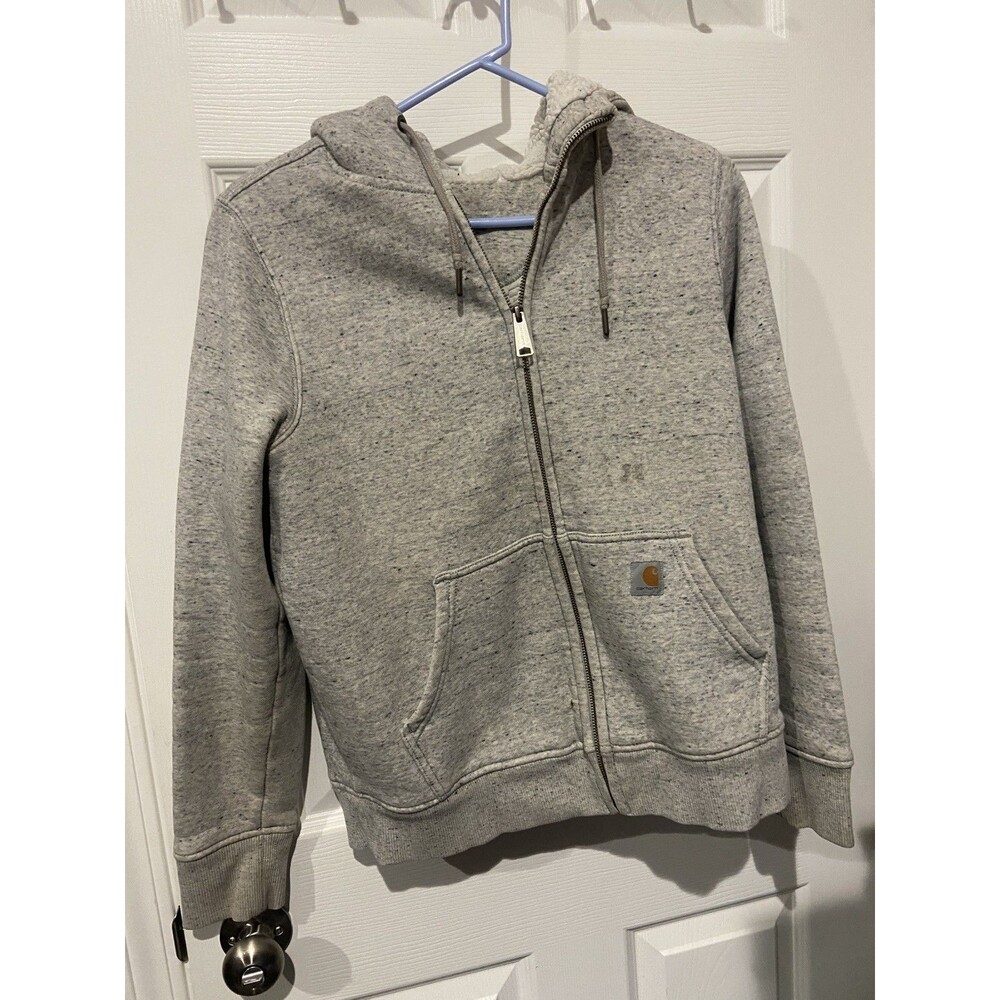 Carhartt Womens Zip Up Hoodie Jacket Size Small 4/6